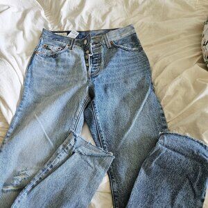 Levi's 501 two toned jeans
